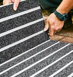 OBEX Bar flooring being installed