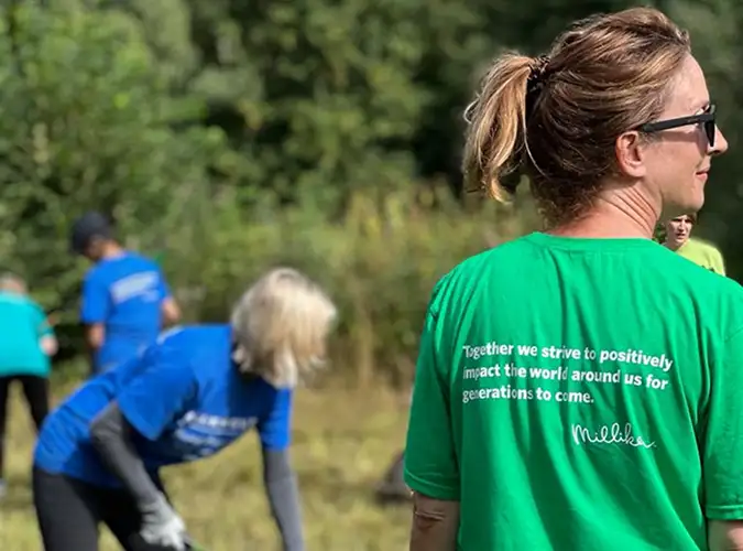 Milliken associates working outside