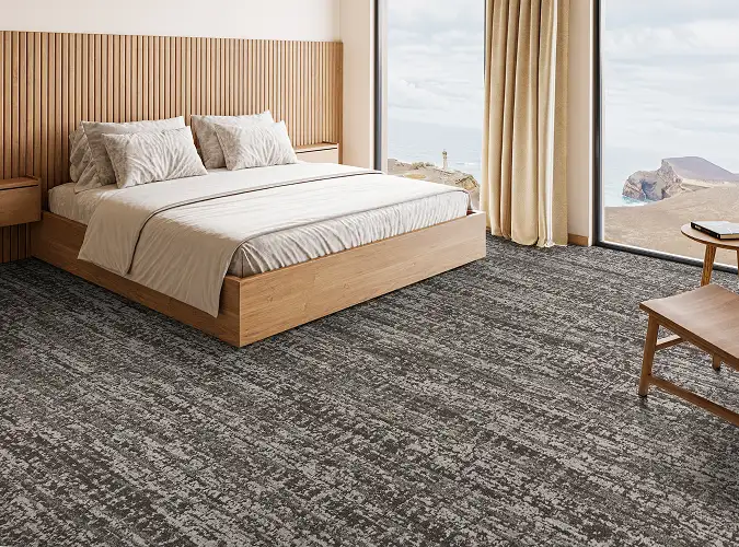 guestroom with Ignited Earth flooring