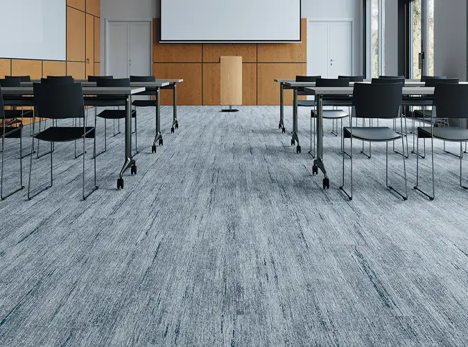 Educational classrom with Breaking Ground flooring