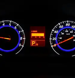 lit Instrument Panel