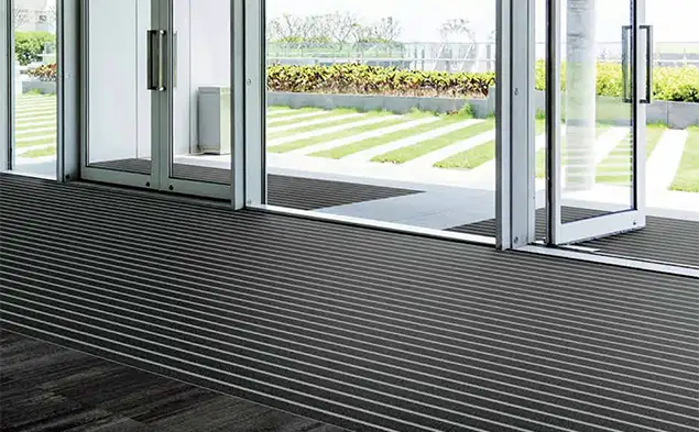 Workplace entryway with OBEX Bar product