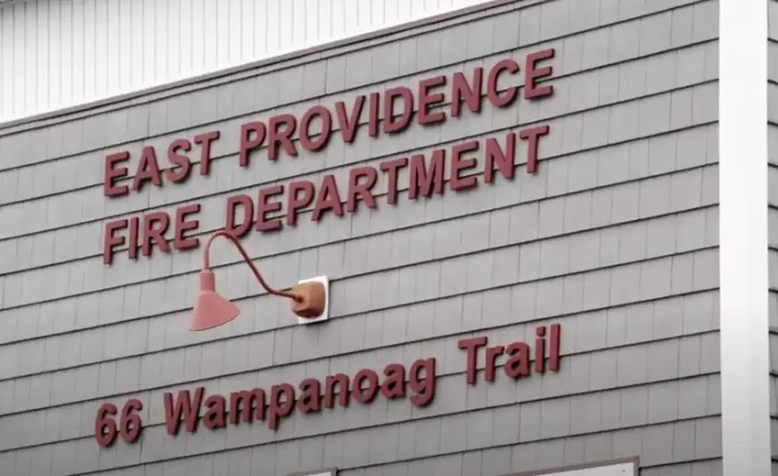  East Providence Fire Station sign