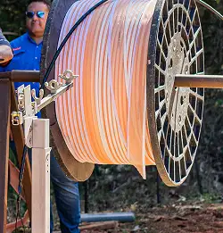 worker installing Brooklyn Battery Tunnel with MaxCell