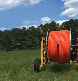 large spool of cable ready to be installed