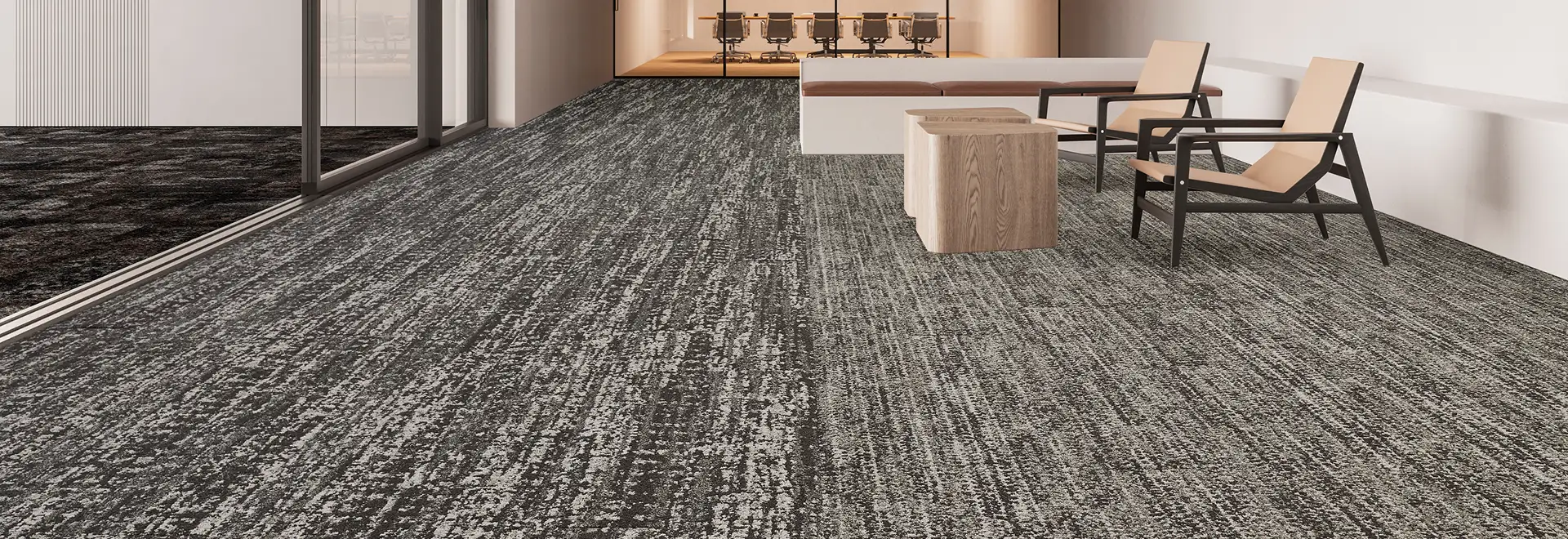 open office and confernce room guestroom with Ignited Earth flooring