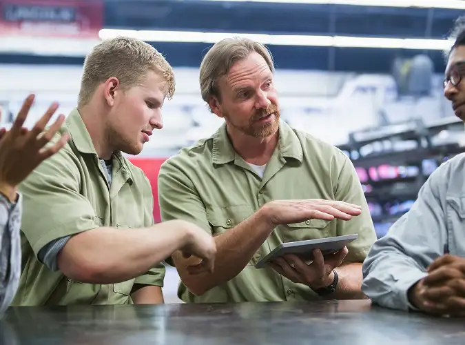 group of people problem solving