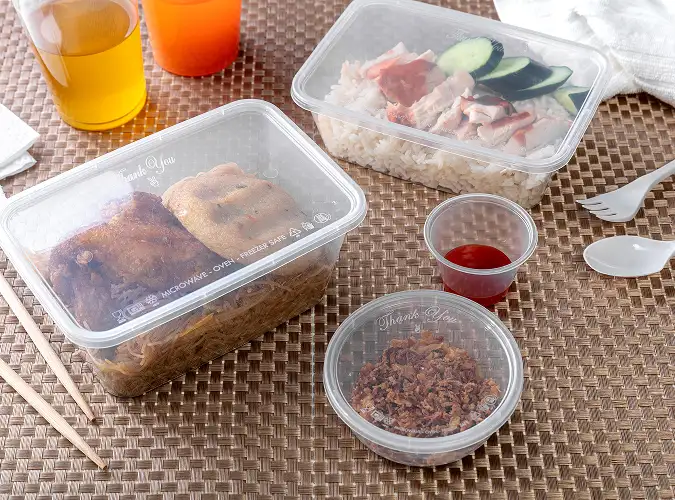 clear food containers