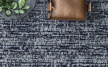 top down view of chair and table with Ignited Earth flooring