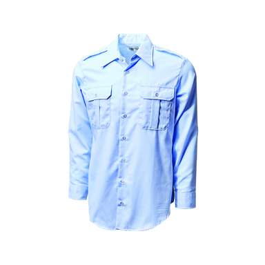 US Air Force Dress Shirt - Blue Herringbone - Barvo 42.jpg