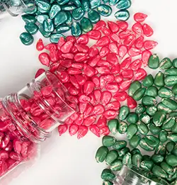 colorful seeds showing Seed Coatings