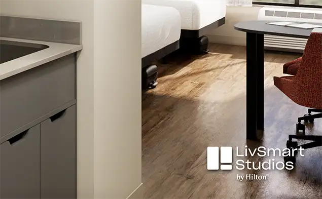Pima LVT from the LivSmart brand standard