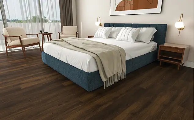 Guestrrom with Prima LVT on the floor