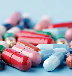 colorful pills