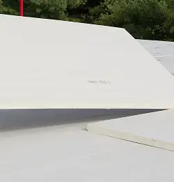 Large sheets of Roofing material
