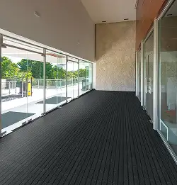 Entryway with OBEX Grid flooring