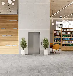 elevator with stairs