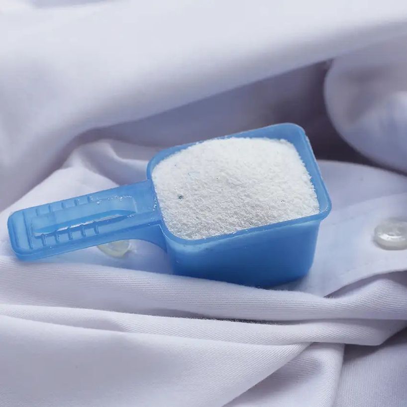 laundry powder using millibrite