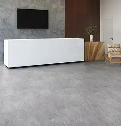 reception area with gray Messa LVT installed on Floor