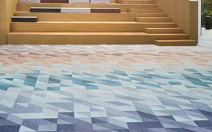 Educational seating with carpet from the PlayAngle collection