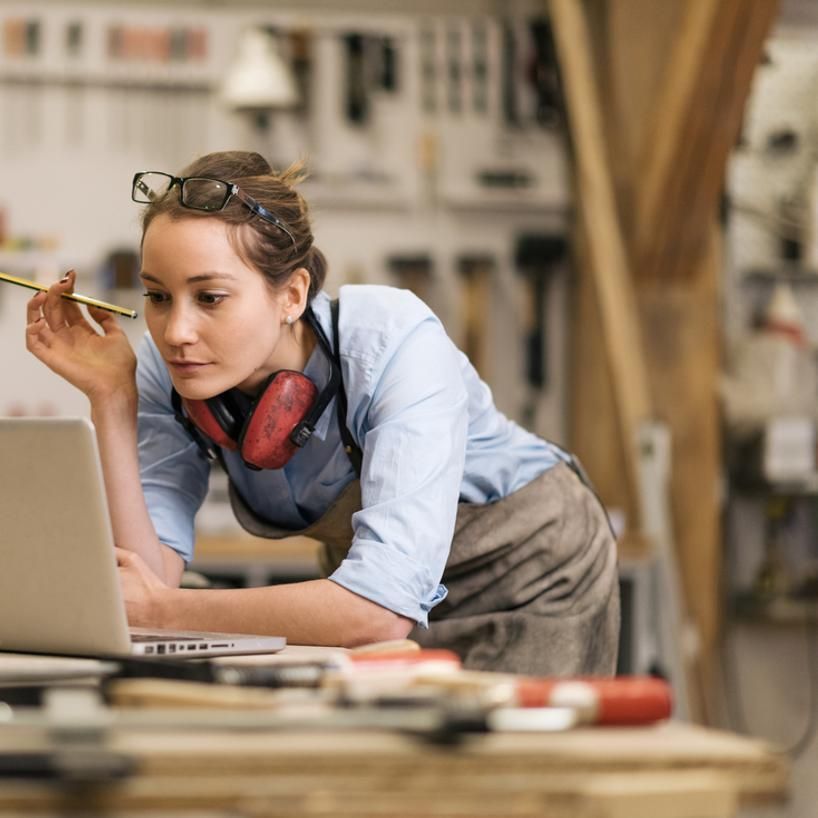 Workwear Stock Photo Woman in Workshop.jpg