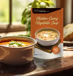 soup with packaging made from Recyclable materials