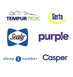 logos of big brand matress companies