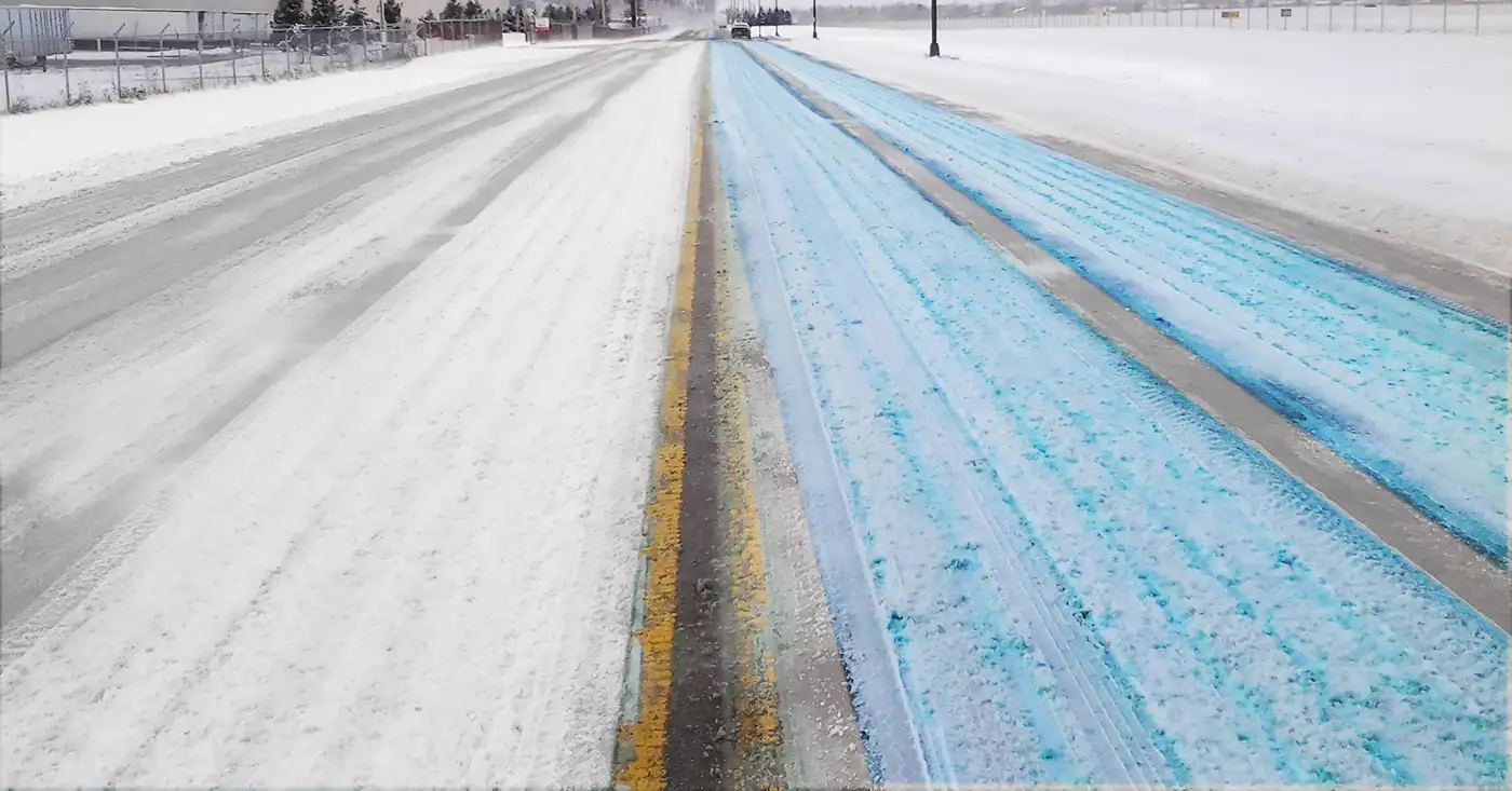 Ice with Liquitint Winter spray indicator