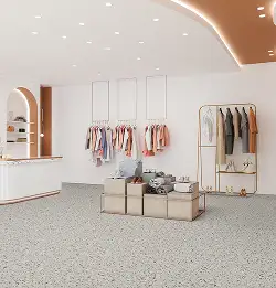 Public retail space with Milliken flooring