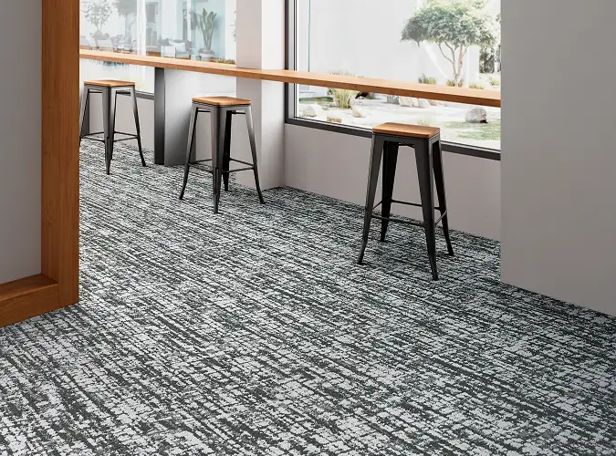 seating area with Ignited Earth flooring