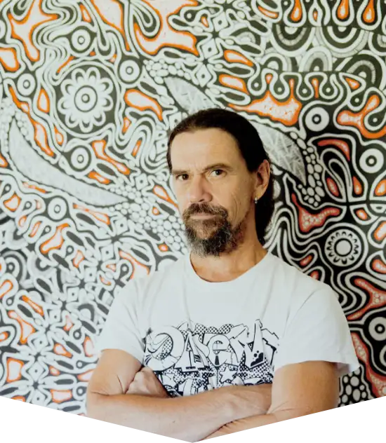 Photo of artist Brentyn Lugnan