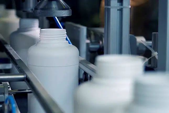 White Plastics Pill Bottles