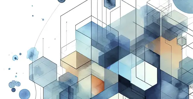 Abstract painterly graphic