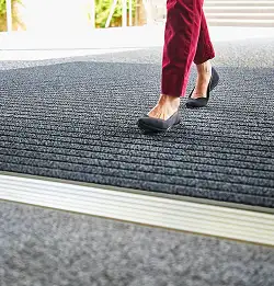 woman walking over OBEX Bar product