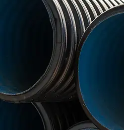 Large drainage pipes