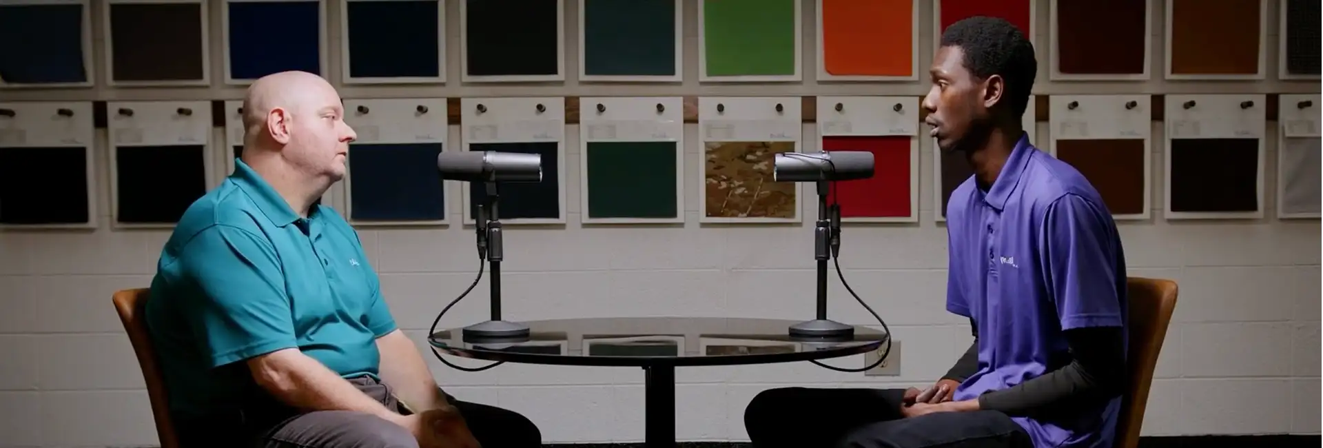 two Milliken assocaites in conversation