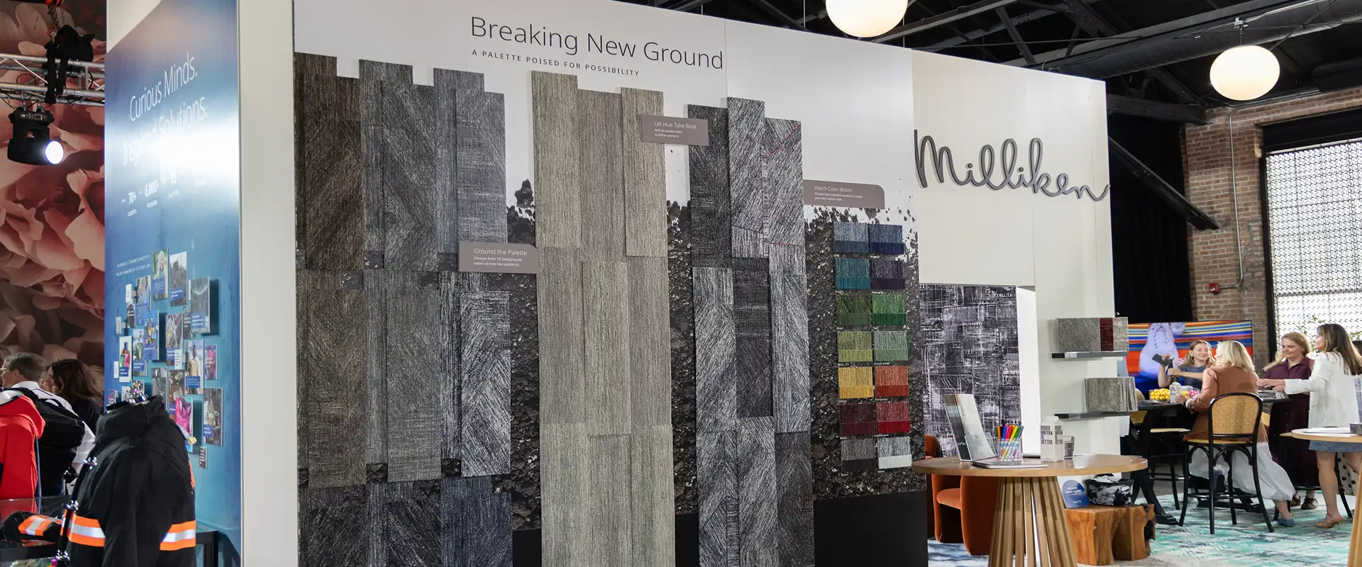 Product display featureing Breaking New Ground colors and accents