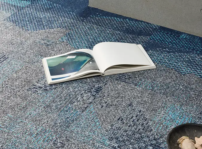 Book on Milliken flooring from the  Moments in Time collection