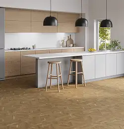 kicthen area with Local Measure LVT flooring