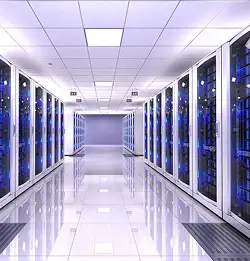 data center hallway