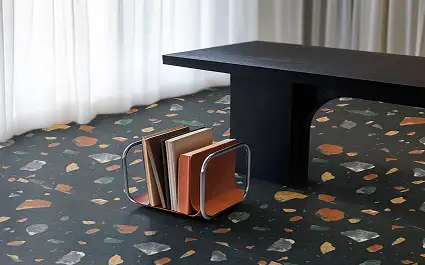 Table on Milliken LVT for the Terra collection