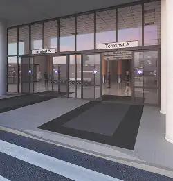 Entryway with Obex Grid inset