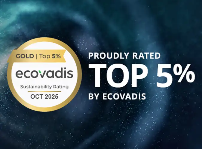 EcoVadis Gold Rating graphic