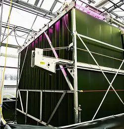 large structure that Solved an Algae Problem by using Milliken textiles