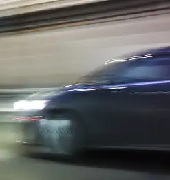 blurred image of car