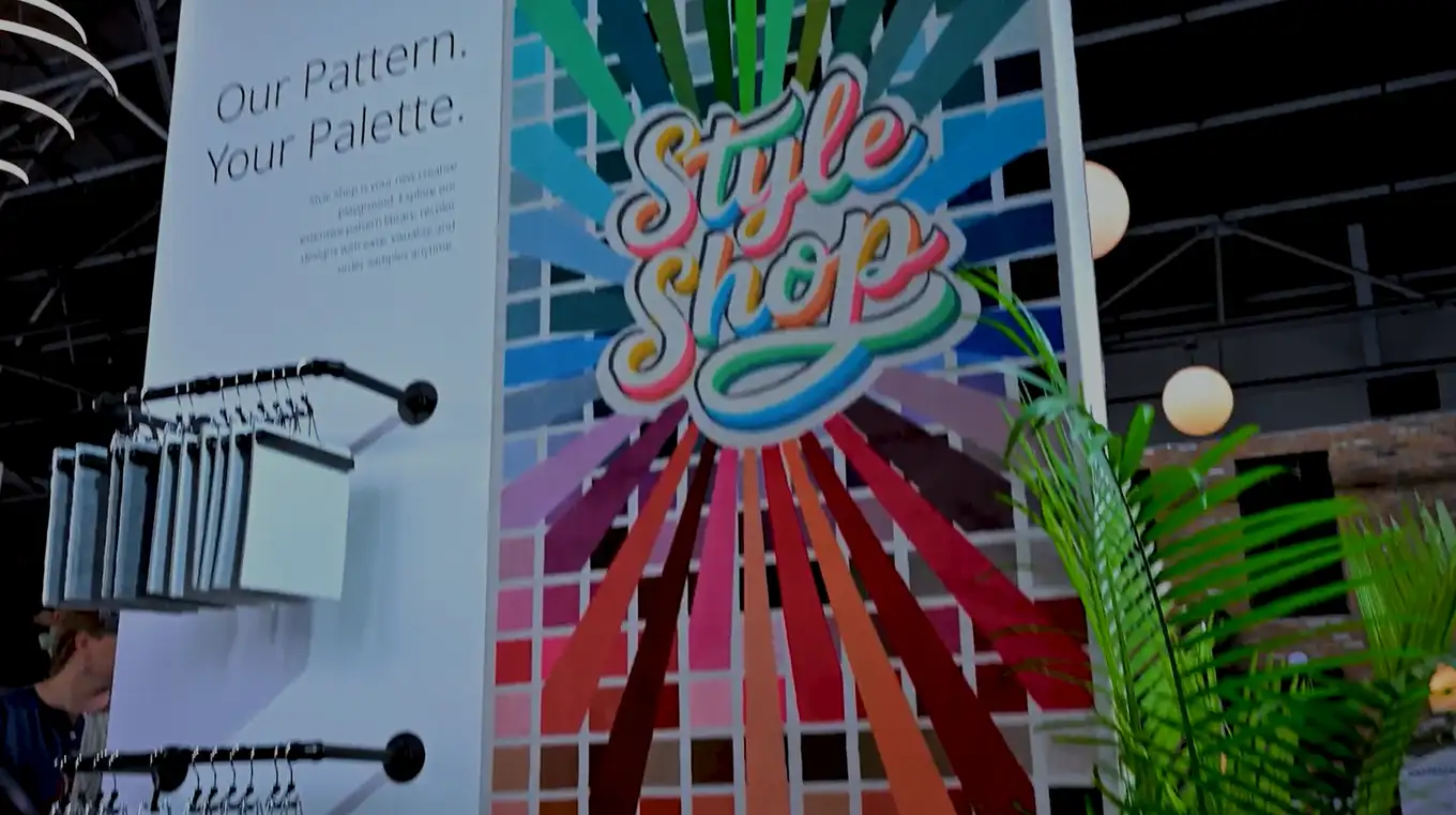 Style shop colorful sign