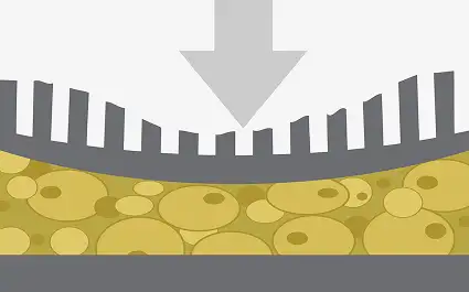 Open Cell compression illustration
