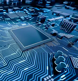 close up of a computer processor